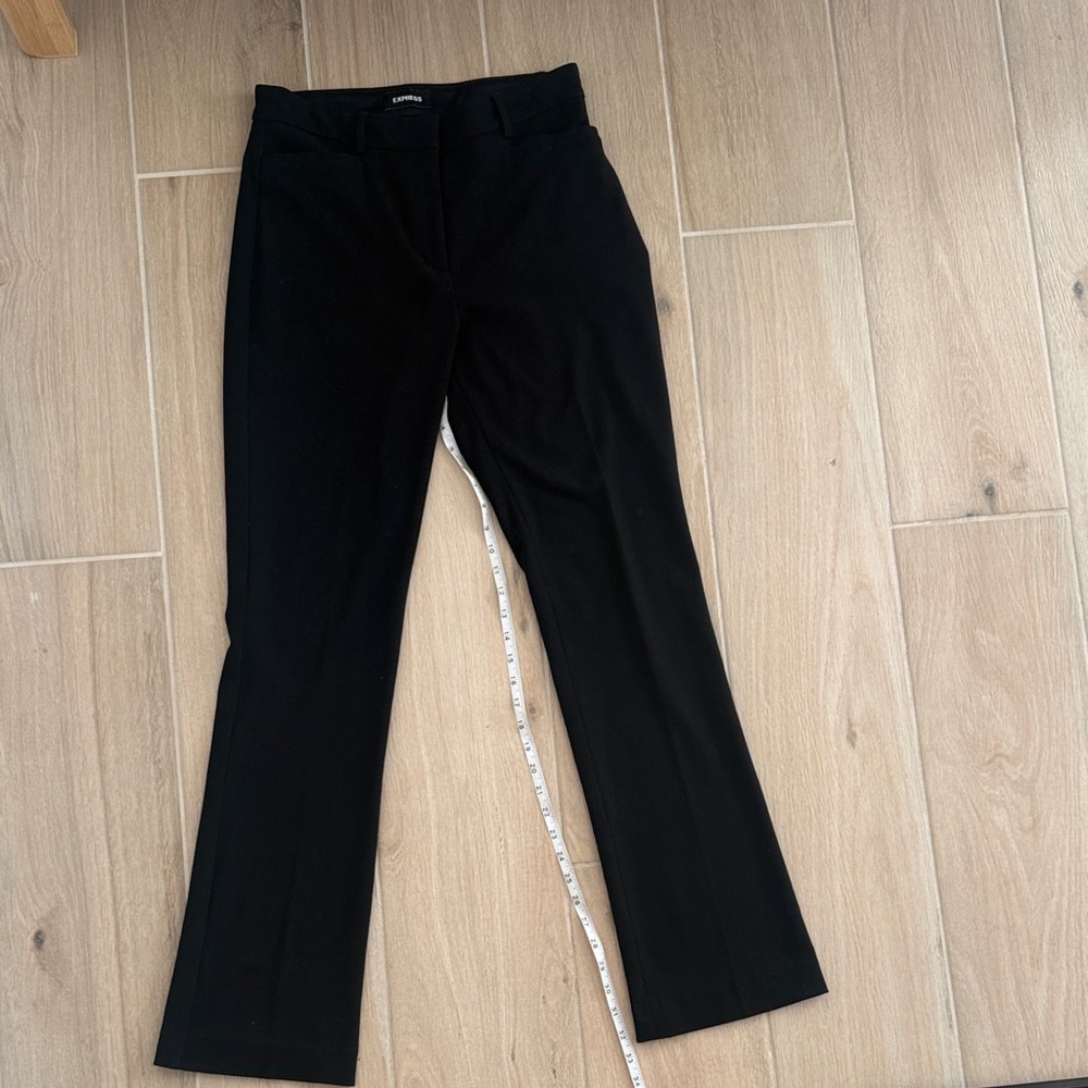 Express Black Barely Boot High-Rise Pants